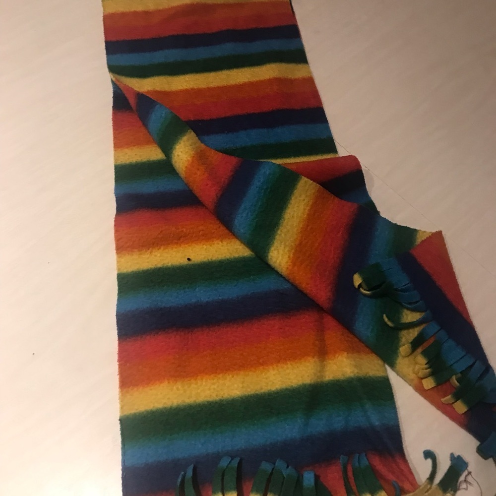 3/15$ Colorful Striped Kids Scarf
